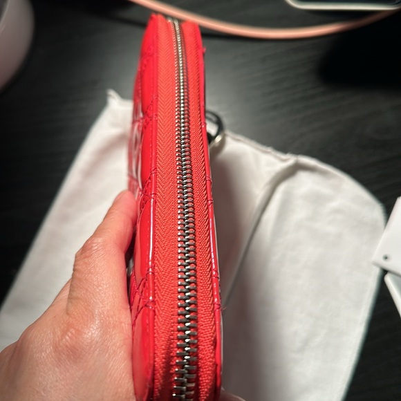 Christian Dior patent long wallet with charm - Picture 15 of 17